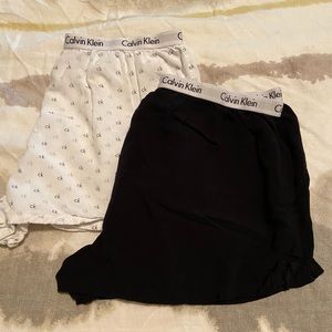 Set of Calvin Klein sleep shorts